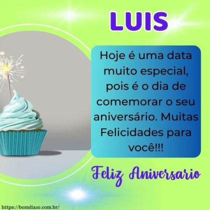 Feliz aniversário e parabéns Luis 2