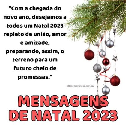 Mensagens de Natal 2023 5
